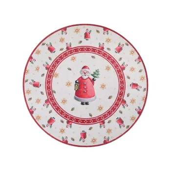 Covor rosu rotund o 160 cm cu model de Craciun Toy's Delight Santa Claus - Villeroy&Boch imagine
