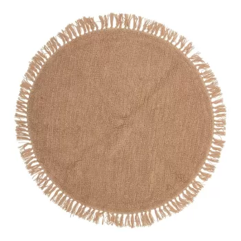 Covor rotund din lana o 110 cm Lenea - Bloomingville imagine