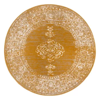Covor rotund galben/portocaliu o 160 cm Meridional - Hanse Home imagine