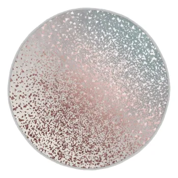 Covor rotund gri-aramiu lavabil adecvat si pentru aspiratoare robot o 120 cm Comfort - Mila Home imagine