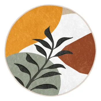 Covor rotund lavabil adecvat si pentru aspiratoare robot o 80 cm Comfort - Mila Home imagine