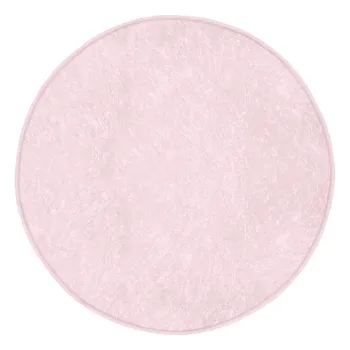 Covor rotund roz deschis lavabil adecvat si pentru aspiratoare robot o 100 cm Comfort - Mila Home imagine