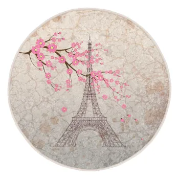 Covor rotund roz deschis lavabil adecvat si pentru aspiratoare robot o 120 cm Comfort - Mila Home imagine