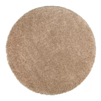 Covor rotund Universal Aqua Liso, o 80 cm, bej imagine