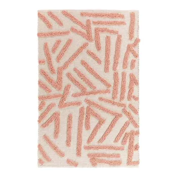 Covor roz-crem lavabil 60x90 cm Athena - douceur d'interieur imagine