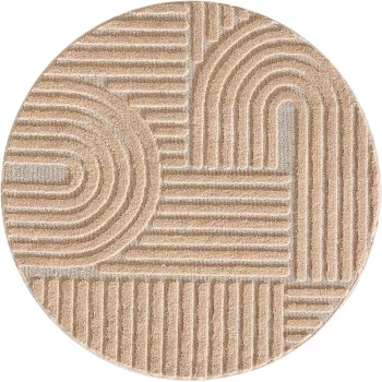 Covor roz deschis rotund o 120 cm Art 1121 - Ayyildiz Carpets imagine