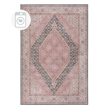 Covor roz lavabil 115x170 cm Briony Traditional - Flair Rugs imagine