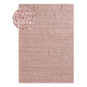 Covor roz prAffuit E>esut manual din material bouclA(C) 120x170 cm Notting Hill Portobello aEURTed Baker imagine