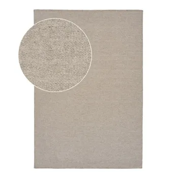 Covor taupe din amestesc de lana 200x300 cm Nila - House Nordic imagine