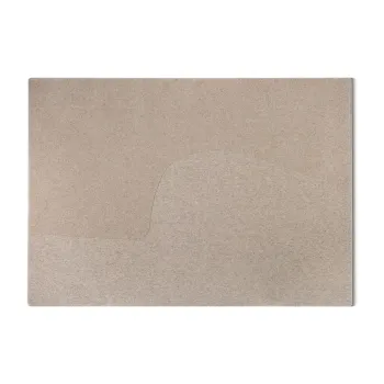 Covor taupe din lana 200x300 cm Abstract - Micadoni imagine