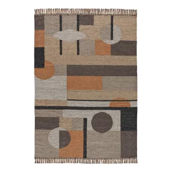 Covor tesut manual din bumbac reciclat 160x230 cm Chandia - Universal imagine