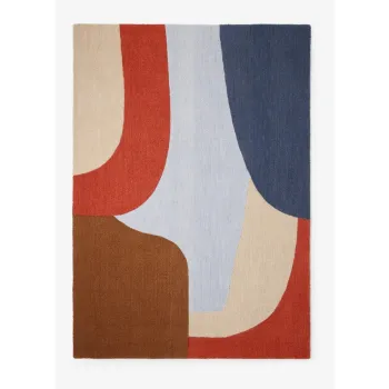 Covor tesut manual din lana 120x170 cm Cecil - MADE imagine