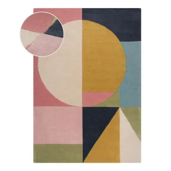 Covor tesut manual din lana 160x230 cm Esre Bright - Flair Rugs imagine