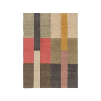 Covor tesut manual din lana 170x240 cm Chroma Pallete - Lorena Canals imagine