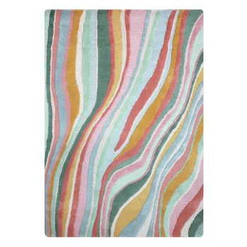 Covor tesut manual din lana 200x290 cm Abstract Flow - Flair Rugs imagine