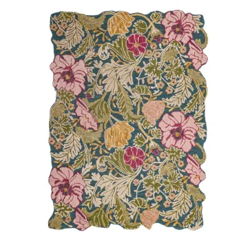 Covor tesut manual din lana 200x290 cm Daphne Shaped Floral - Flair Rugs imagine