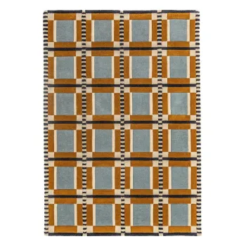Covor tesut manual din lana 200x290 cm Quadro Wool - Flair Rugs imagine
