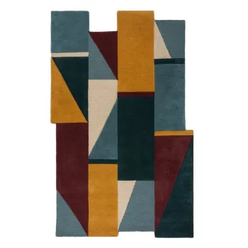 Covor tesut manual din lana 200x290 cm Shuffle Shaped - Flair Rugs imagine