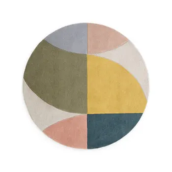 Covor tesut manual rotund din lana o 160 cm Westminster Savile - Ted Baker imagine