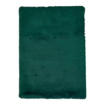 Covor Think Rugs Super Teddy, 80 x 150 cm, verde smarald imagine