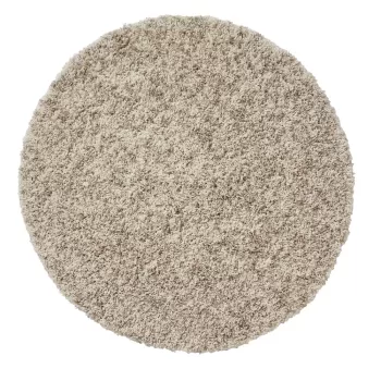 Covor Think Rugs Vista, o 133 cm, crem imagine