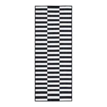 Covor tip traversa alb-negru 80x200 cm Viela - Hanse Home imagine