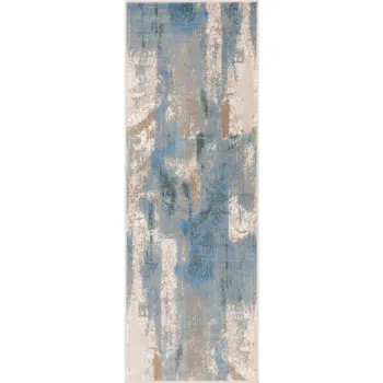 Covor tip traversa albastru deschis 70x200 cm Sensi Zashi - FD imagine