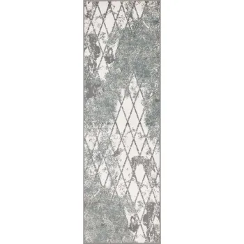 Covor tip traversa albastru prafuit 80x250 cm Sensi Gepi - FD imagine