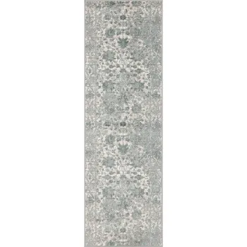 Covor tip traversa albastru prafuit 80x250 cm Sensi Tris - FD imagine