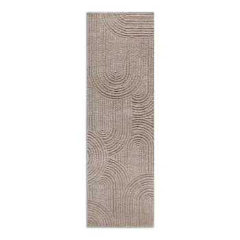 Covor tip traversa bej 80x240 cm Chappe Beige - Elle Decoration imagine