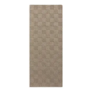 Covor tip traversa bej tesut manual din lana 80x200 cm Scala - Villeroy&Boch imagine