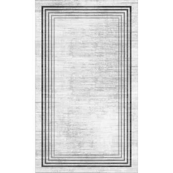 Covor tip traversa crem lavabil 80x200 cm Simpio - Vitaus imagine