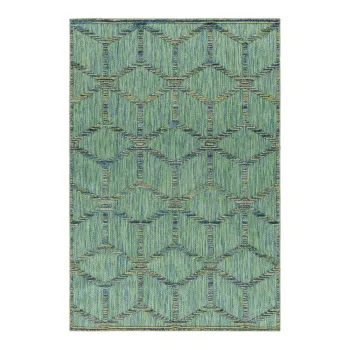 Covor tip traversa de exterior verde 80x250 cm Bahama - Ayyildiz Carpets imagine