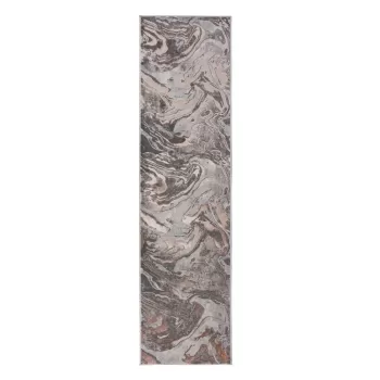 Covor tip traversa Flair Rugs Marbled, 80 x 300 cm, gri-bej imagine