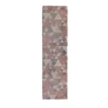 Covor tip traversa Flair Rugs Nuru, 60x230 cm, roz-gri imagine