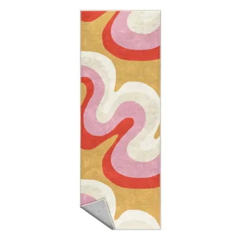 Covor tip traversa galben-roz lavabil 60x230 cm Raspberry Creamsicle - Mila Home imagine