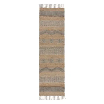 Covor tip traversa gri deschis/in culoare naturala 60x230 cm Medina - Flair Rugs imagine