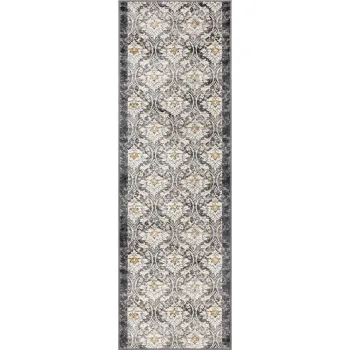 Covor tip traversa gri inchis-fildes 80x250 cm Soft Viskan - FD imagine