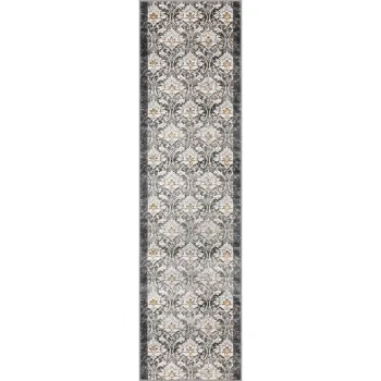 Covor tip traversa gri inchis-fildes 80x300 cm Soft Viskan - FD imagine