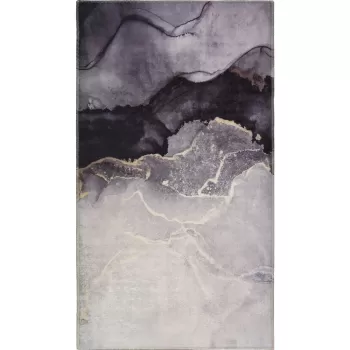 Covor tip traversa gri lavabil 200x80 cm - Vitaus imagine