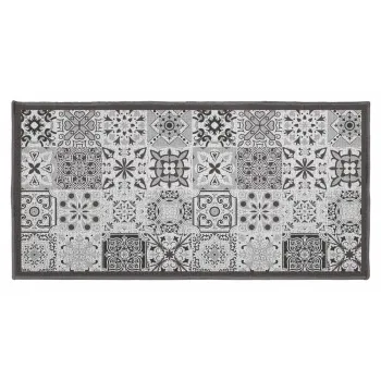 Covor tip traversa gri lavabil 50x120 cm Persane - douceur d'interieur imagine