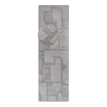 Covor tip traversa gri tesut manual din lana 80x250 cm Alexis - Villeroy&Boch imagine