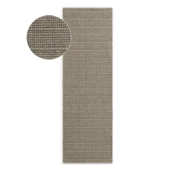 Covor tip traversa gri tesut manual din lana 80x250 cm Camden Parker - Ted Baker imagine
