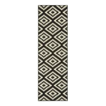 Covor tip traversa Hanse Home Basic Nordic, 80x250 cm, negru-alb imagine
