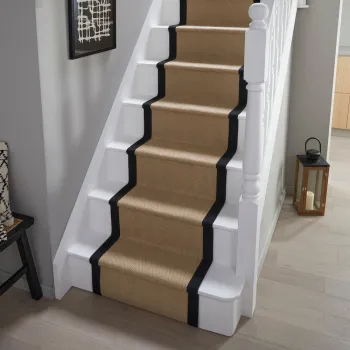 Covor tip traversa in culoare naturala din iuta 60x600 cm Kira - Flair Rugs imagine