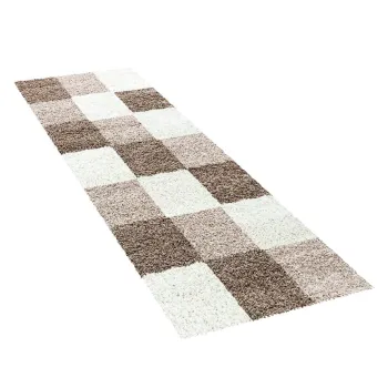 Covor tip traversa maro 80x250 cm Life - Ayyildiz Carpets imagine