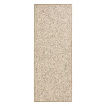Covor tip traversa maro deschis 80x300 cm Wolly - BT Carpet imagine