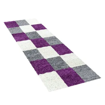 Covor tip traversa mov/gri 80x250 cm Life - Ayyildiz Carpets imagine