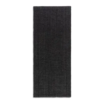 Covor tip traversa negru din iuta 80x200 cm Boucle - Hanse Home imagine