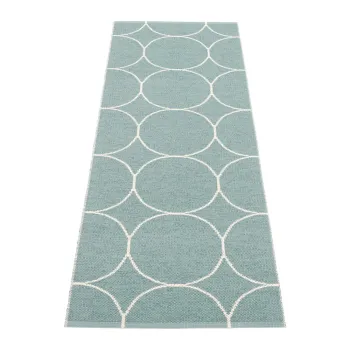 Covor tip traversa pentru interior si exterior albastru deschis 70x200 cm Boo Haze - Pappelina imagine